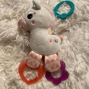 BrightStarts Sparkle & Shine Take-Along Unicorn Teether